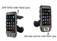 5.0 Inch Long Range Handheld Rfid Reader Water Resistant With Back 8.0M Camera